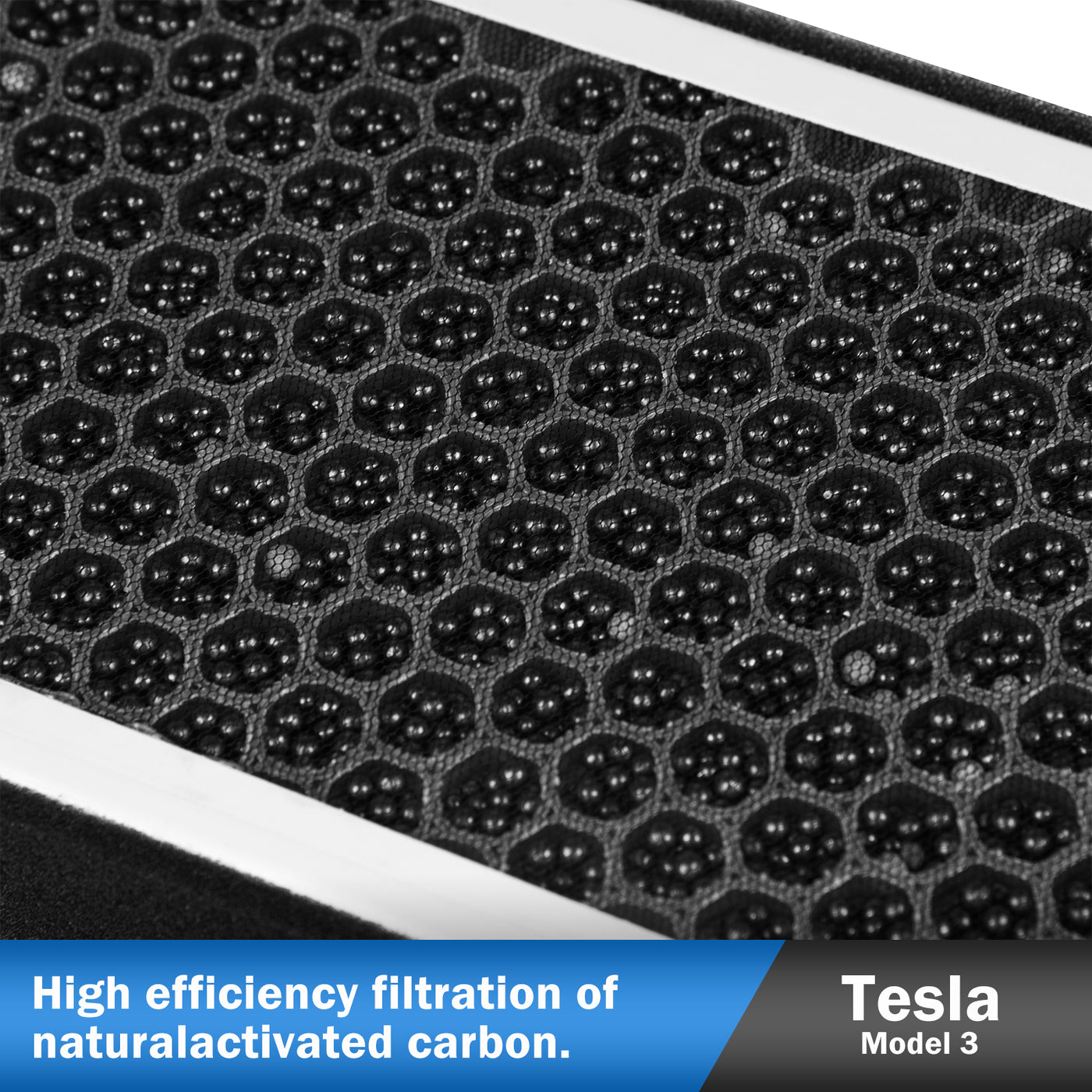 Pour Tesla Model 3 Filtre à air à charbon actif Auto Hepa Air