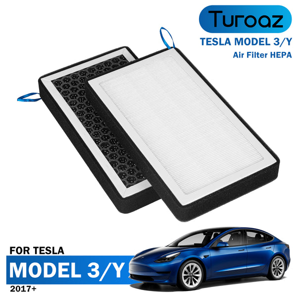 Tesla Model 3 und Y Luftfilter bzw. HEPA Filter - 2er Set – E